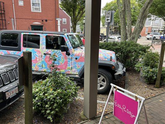 The Lilly jeep!