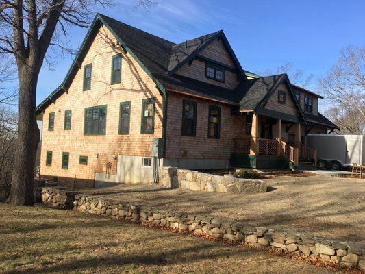 new red cedar shingle siding