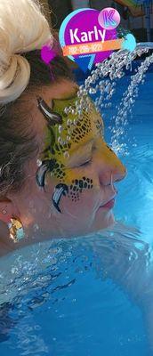 Facepainting water resistant!!!