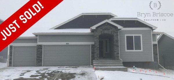 New build construction just sold!  Another wonderful family in a new home!