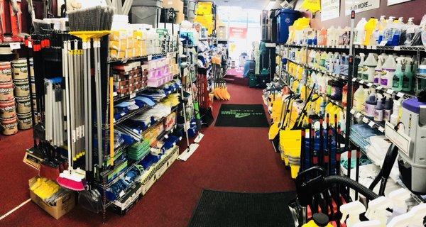 Full lineS of cleaning Supplies and products