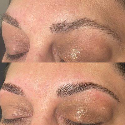 Brow lamination