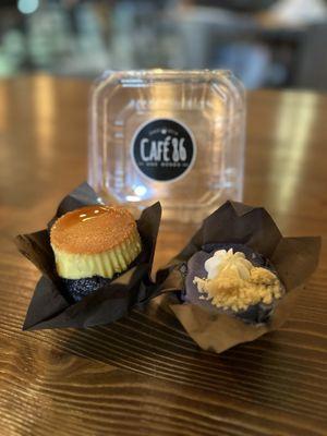 Ube Leche Flan Cupcake and Ube Crack Cheesecake