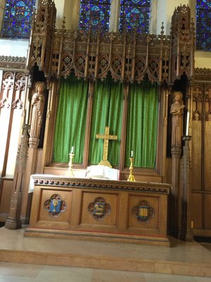 United Parish, Brookline, MA.  Altar View