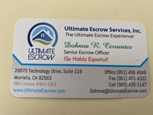 Ultimate Escrow Services