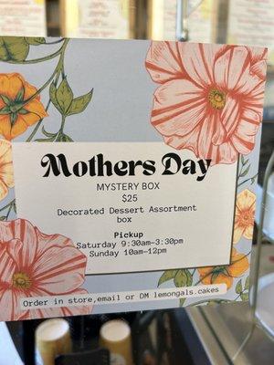 Mothers Day Specials