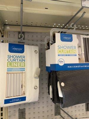 Shower curtain liners