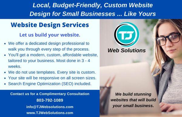 Budget-friendly website designer for small businesses ... like yours