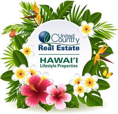 United Country logo with Hawaiian flare!