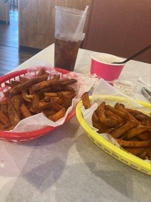 fried sweet potatoes.