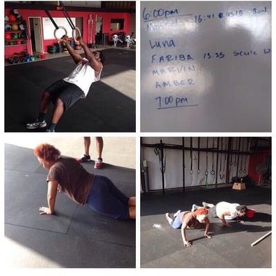 Our first Crossfit workout. Maaaaaaan this was crucial but a lot of fun