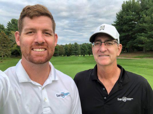 Agents Dan & Tom on the course in 2021.