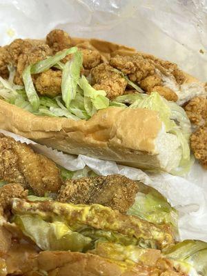 Shrimp & Catfish Poboys