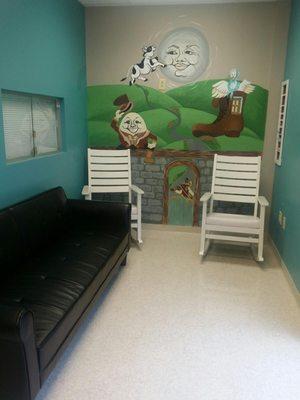 Our Newborn and Teen Waiting Area