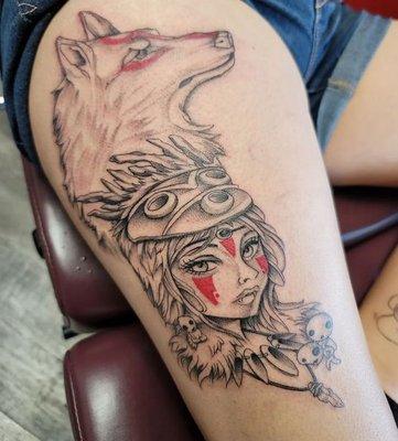 Princess Mononoke by artist Bido