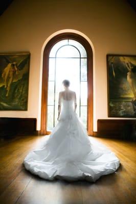 Paramour Mansion, Los Angeles Wedding Photography, Bridal Portrait, Wedding Dress