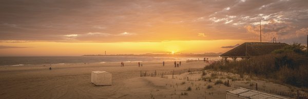 The Cove Beach during sunset