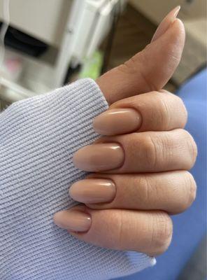 Russian Manicure plus extensions