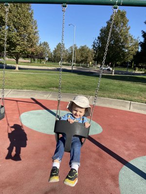 Two baby swings