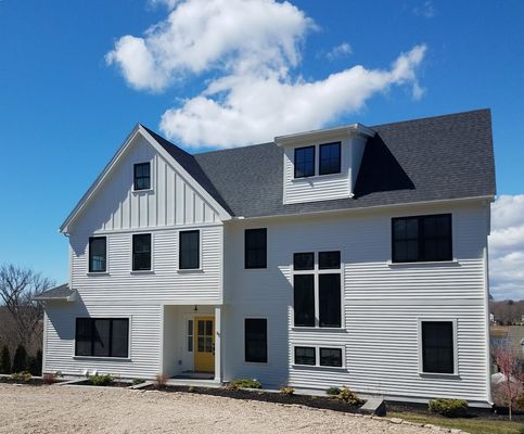 scituate ma hardie board siding black windows