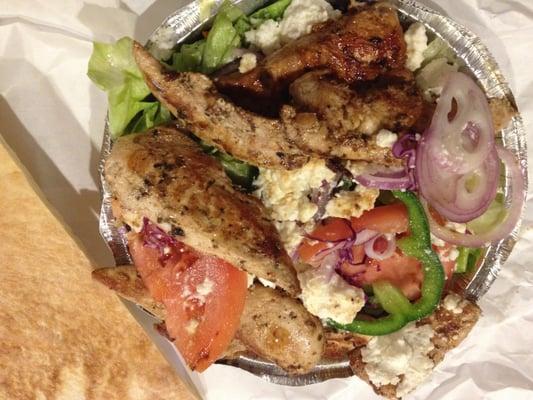 Best Chicken Kabob Salad!  Fast delivery too.