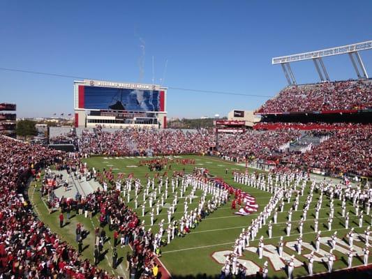 Love seeking the Carolina Gamecocks in action