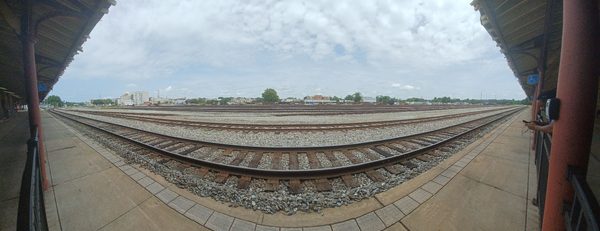 Panoramic View across tracks