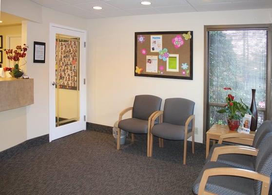 VIew of reception room. Patricia Sing Choi, DDS