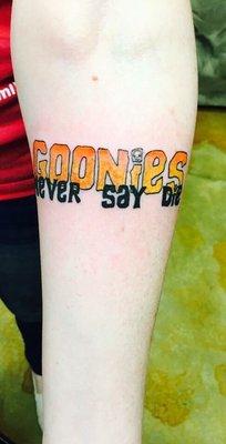 My Goonies tattoo by Jack! Love it.