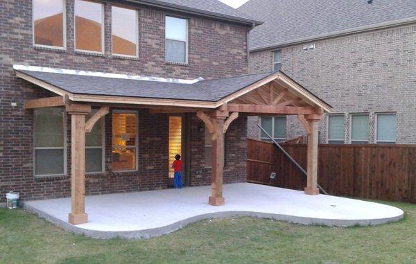 We design and build patio covers also.