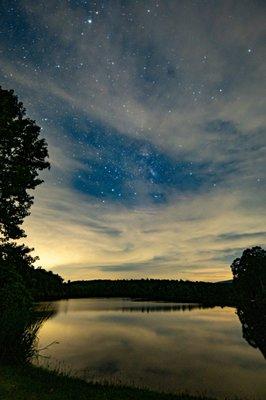 Night sky at Price Lake brp