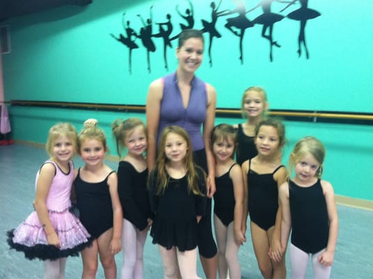 Ballet class at studio b with ms laurel