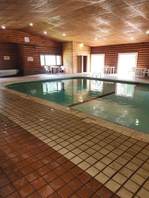 This is the indoor pool, and the floors were filthy.