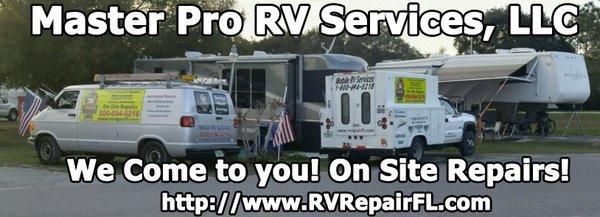 Master Pro RV Services On Site RV repair and RV Service Company. Number one in Disney's Fort Wilderness Resort and Campgrounds.