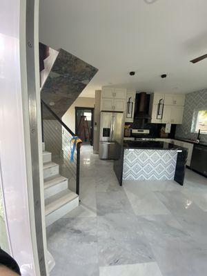 New Construction Title 24, HERS final. Beautiful kitchen Island and tile work!