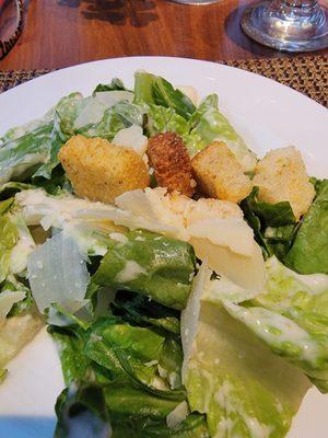 Caesar Salad was fresh and crispy.