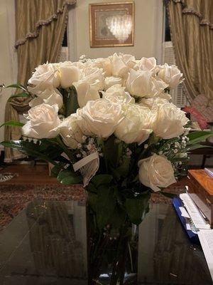 3 dozen perfect, gorgeous roses