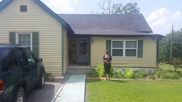 Mrs Hearn needed a complete roof makeover under deck and all.