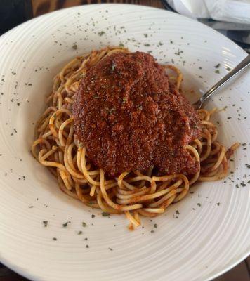 Spaghetti with meat sauce