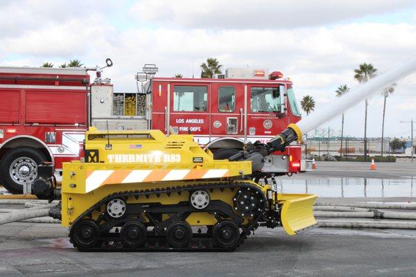 We purchased the US's first ever firefighting robot for the LAFD in 2020.