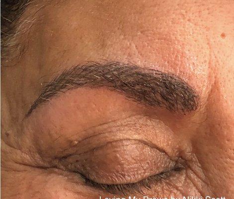 We offer microblading service to enhance your eyebrows.