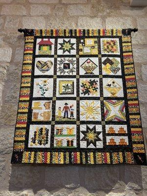 Quilt made in Germany (Fredericksburg sister city)