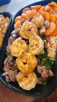 Steak and Shrimp rice