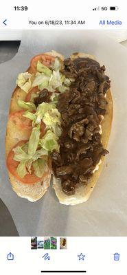 Roast beef, Poboy