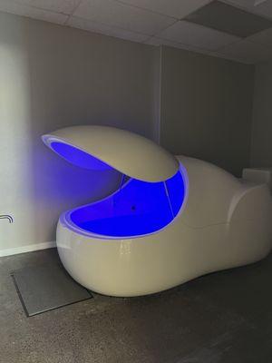 Float therapy room - they have 2!