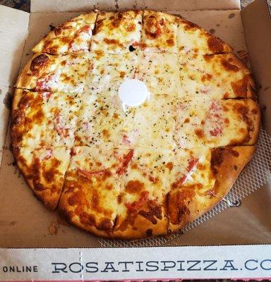 Rosati's Pizza - 14" thin crust white pizza