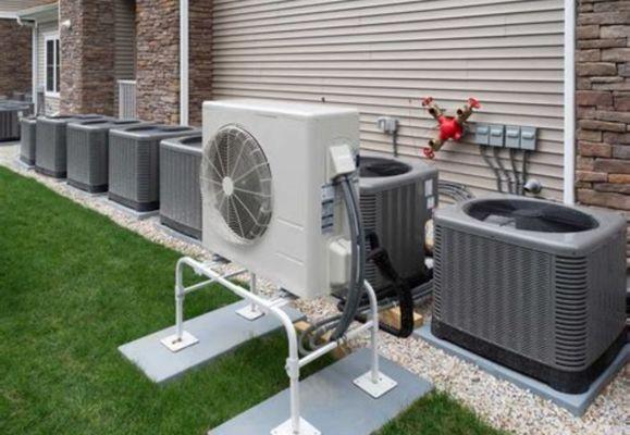 Minisplit heat pump condenser installations