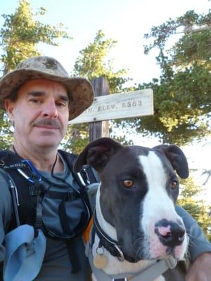 Sammy & I,  on Timber Mtn 8,303 Ft