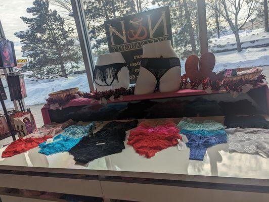 Underwear display window