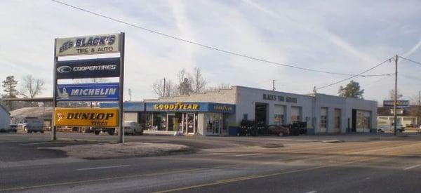 Black's Tire Service in Whiteville N.C.